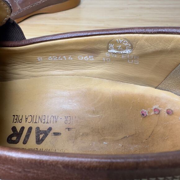 Mephisto Men's 10 Loafers Slip On Brown Leather Cruiser Driver Portugal Made - Picture 8 of 10